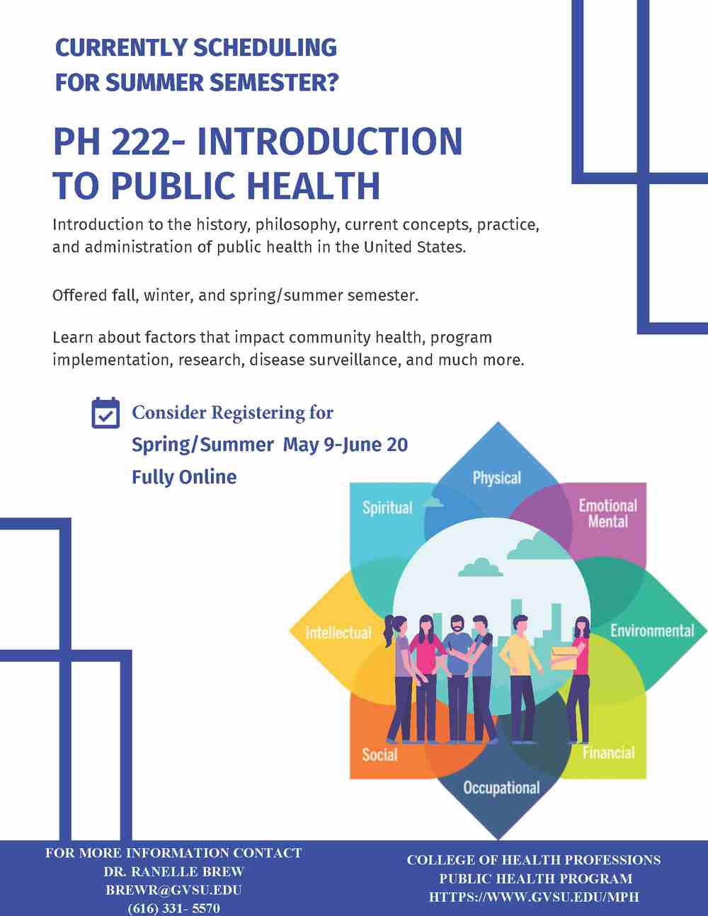 Spring Class: Intro to Public Health